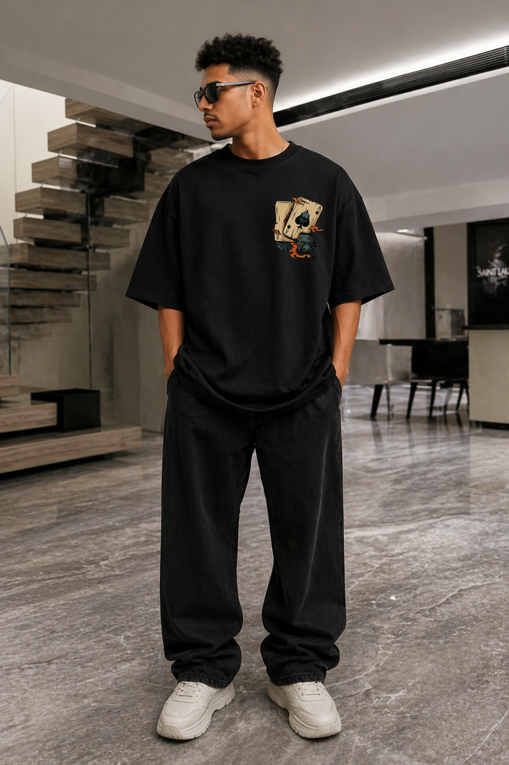 Streetwear T-Shirt Ouversize Maroc